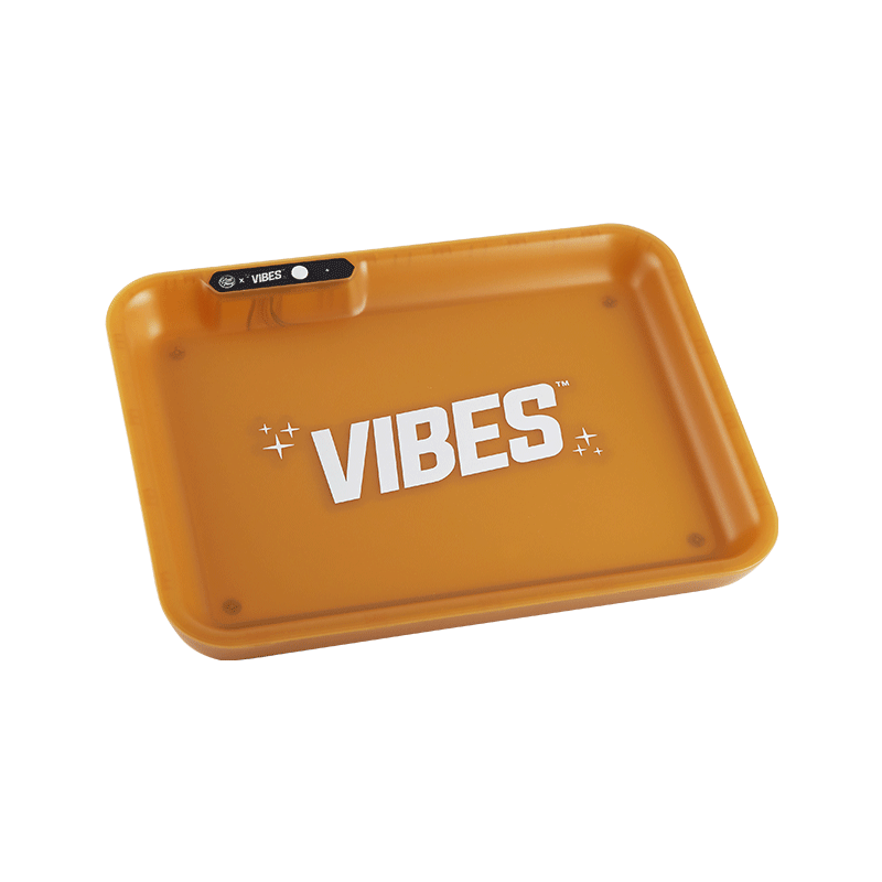 LED Rolling Tray x Vibes