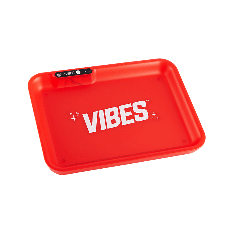 LED Rolling Tray x Vibes