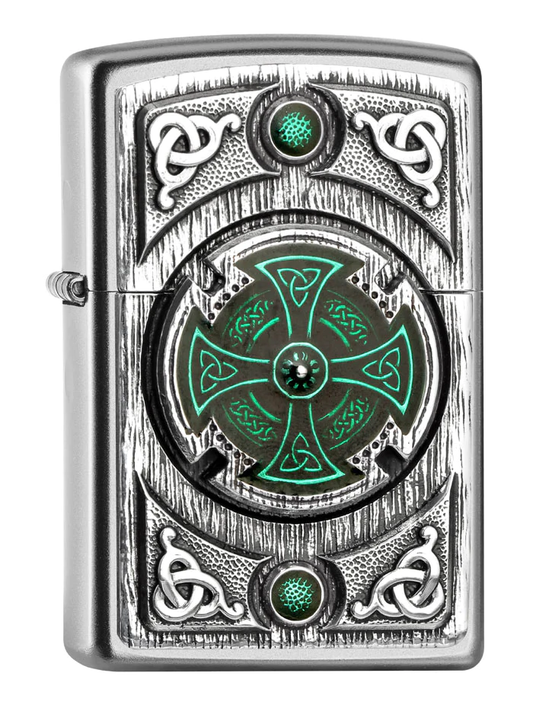 Celtic Green Cross Emblem