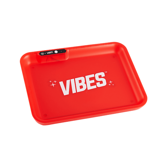 LED Rolling Tray x Vibes