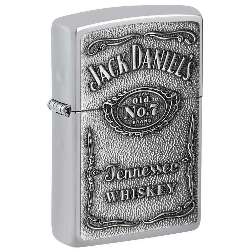 Jack Daniel's Emblem High Polish Chrome